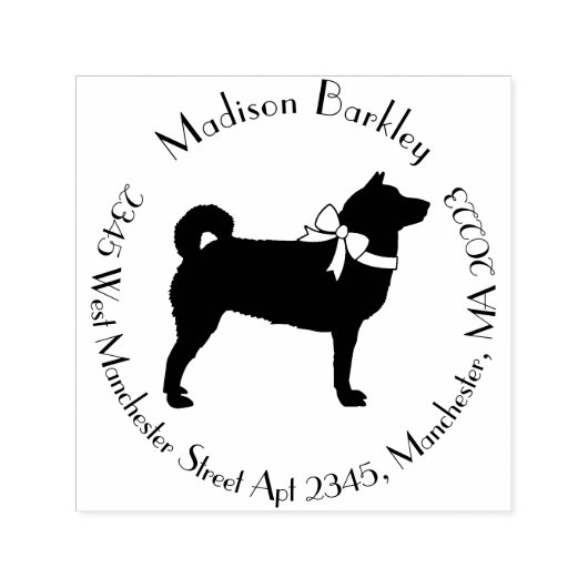 柴犬ドッグパピー セルフインキングスタンプ (デザイン)