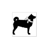 柴犬ドッグパピー ラバースタンプ (インプリント)