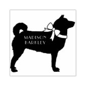 柴犬ドッグパピー ラバースタンプ (インプリント)