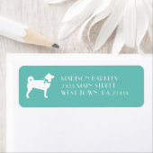 柴犬ドッグパピー ラベル (インサイチュ)