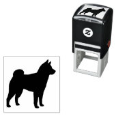 柴犬ドッグブリードシルエット セルフインキングスタンプ (インサイチュ)