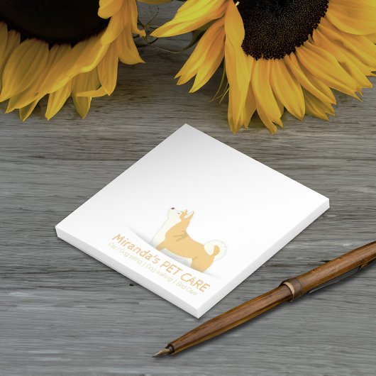 柴犬ドッグペットケア着座入浴&グルーミング ポストイット