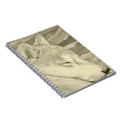 柴犬ノートブックハスキーアートギフト柴犬ブック ノートブック (右側)