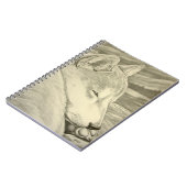 柴犬ノートブック ハスキーアートギフト 柴犬本 ノートブック (左側)