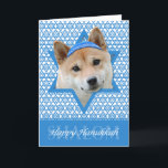 -柴犬ハヌカーのダビデの星 シーズンカード<br><div class="desc">幸せなハヌカーを言うことをすることができる何がダビデの星によって囲まれたYamakaを身に着けていることをこの柴犬犬を持っていますよりより多くのおもしろい。 このお洒落な休日のデザインはあなたの友人および家族、また他の動物愛好家喜ばせて確実です。  このデザインは100に利用できます  犬の品種。 あなたのお気に入りのな犬が繁殖するのを見ないか、またはこのデザインのあなた自身の犬を好んだら、ちょうど私に連絡して下さい。  あなた自身の写真をにアップロードできることまたこのデザインの版があります。</div>