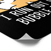 柴犬バブルティーウィメンズボバティードッグバブルティー ポスター (角)