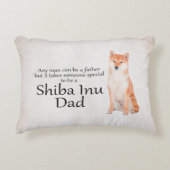 柴犬パパ枕 アクセントクッション (正面)