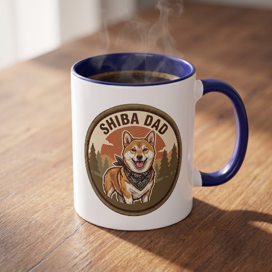 柴犬パパ コーヒーマグ | 柴犬パパへのギフト マグカップ