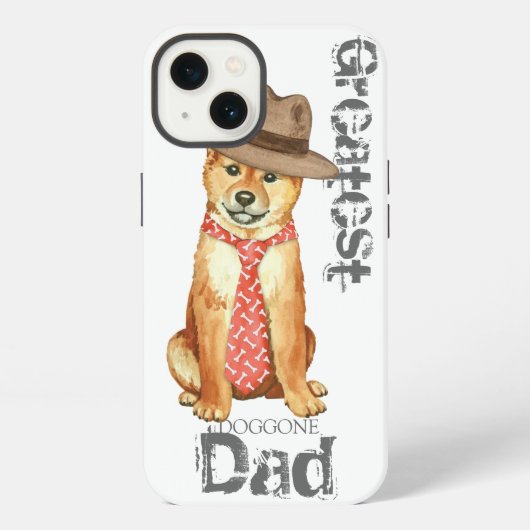 柴犬パパ iPhoneケース (裏面)