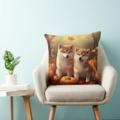 柴犬パピーオータムデライトカボチャ クッション (椅子)