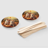 柴犬パピーオータムデライトカボチャ ハンドファン (組立なし)