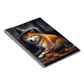 柴犬パンプキンズハロウィンホラー ノートブック (右側)