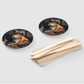 柴犬パンプキンズハロウィンホラー ハンドファン (組立なし)