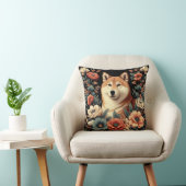 柴犬ピローウィリアム・モリス クッション (椅子)