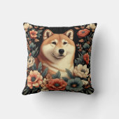 柴犬ピローウィリアム・モリス クッション (裏面)