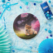 柴犬ファンタジーアニメ ペーパープレート (パーティー)