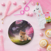 柴犬ファンタジーアニメ ペーパープレート (パーティー)