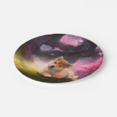 柴犬ファンタジーアニメ ペーパープレート (アングル)