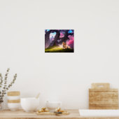 柴犬ファンタジーアニメ ポスター (キッチン)