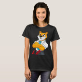 柴犬フォレックス暗号株取引おもしろい Tシャツ (正面フル)