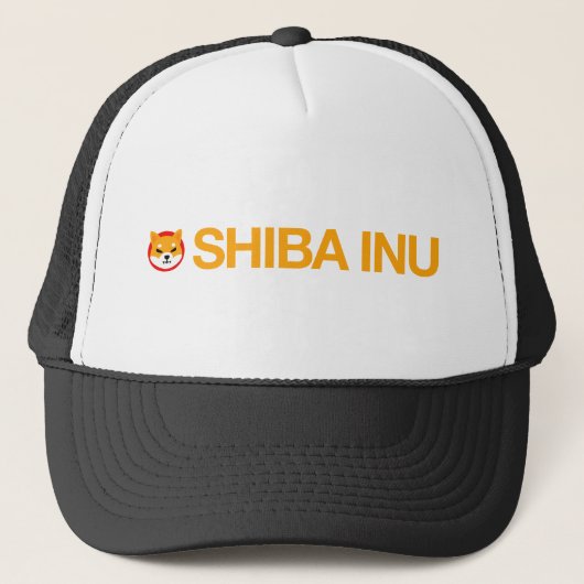 柴犬フルロゴイメージ – Trucker Hat キャップ (正面)