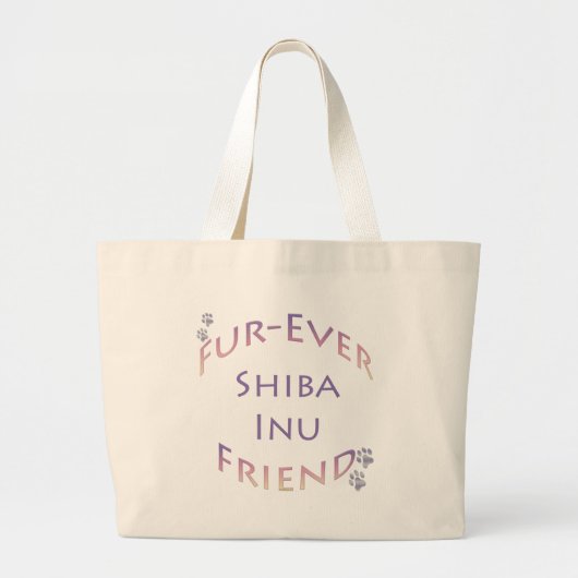 柴犬フーバーフレンド ラージトートバッグ (正面)