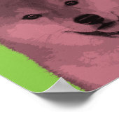 柴犬ポップ・アートのアートポスター ポスター (角)