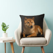 柴犬ポートレート – Shiba Inu Art クッション (椅子)
