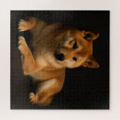 柴犬ポートレート – Shiba Inu Art ジグソーパズル (横)