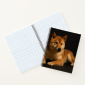 柴犬ポートレート Shiba Inu Spiral Notebook – Graph ノートブック (内部)