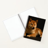 柴犬ポートレート Shiba Inu Spiral Notebook Sketch ノートブック (内部)