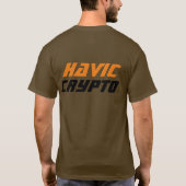 柴犬マイナー暗号通貨Tシャツ Tシャツ (裏面)