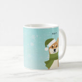 柴犬マグス コーヒーマグカップ (正面右)