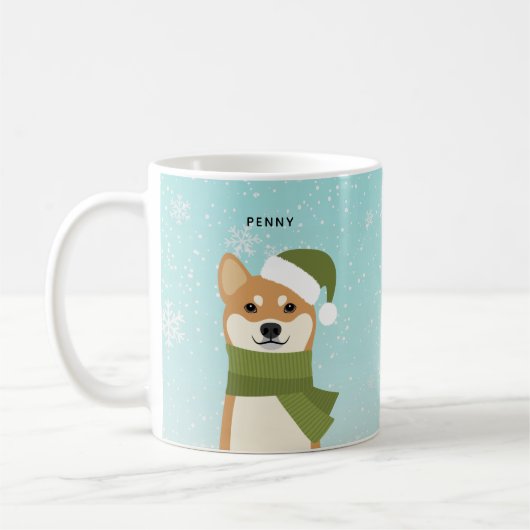 柴犬マグス コーヒーマグカップ (左)