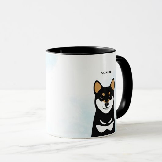 柴犬マグス マグカップ (正面右)