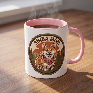 柴犬ママ コーヒーマグ | 柴犬ママへのギフト マグカップ
