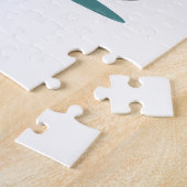 柴犬リラックスアート:芝が低い ジグソーパズル (側面)