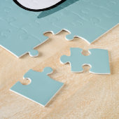 柴犬リラックスアート:芝が低い ジグソーパズル (側面)