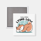 柴犬リラックスアート:芝が低い マグネット (正面/裏面)