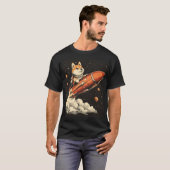 柴犬ロケット Tシャツ (正面フル)