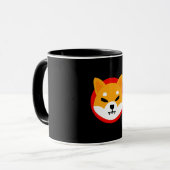 柴犬ロゴのみ画像マグカップ マグカップ (正面左)