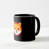 柴犬ロゴのみ画像マグカップ マグカップ (正面右)