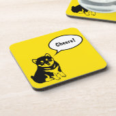 柴犬中国のドッグイヤー2018平方コースター コースター (左側)