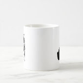 柴犬中国のドッグ年2018白マグカップ コーヒーマグカップ (中央)