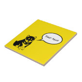 柴犬中国のドッグ2018年タイル タイル (側面)