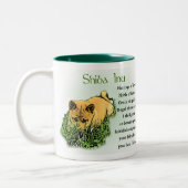 柴犬伝統ラブギフト ツートーンマグカップ (左)