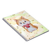柴犬保持ハート ノートブック (右側)