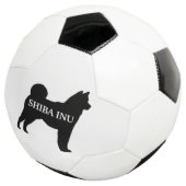 柴犬名サイロ黒 サッカーボール (3/4)