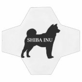 柴犬名サイロ黒 サッカーボール (フラット)