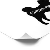 柴犬名サイロ黒 フォトプリント            (角)